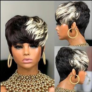 Human Hair UNIT PIXIE WIG 🪻🌸🪻🐰